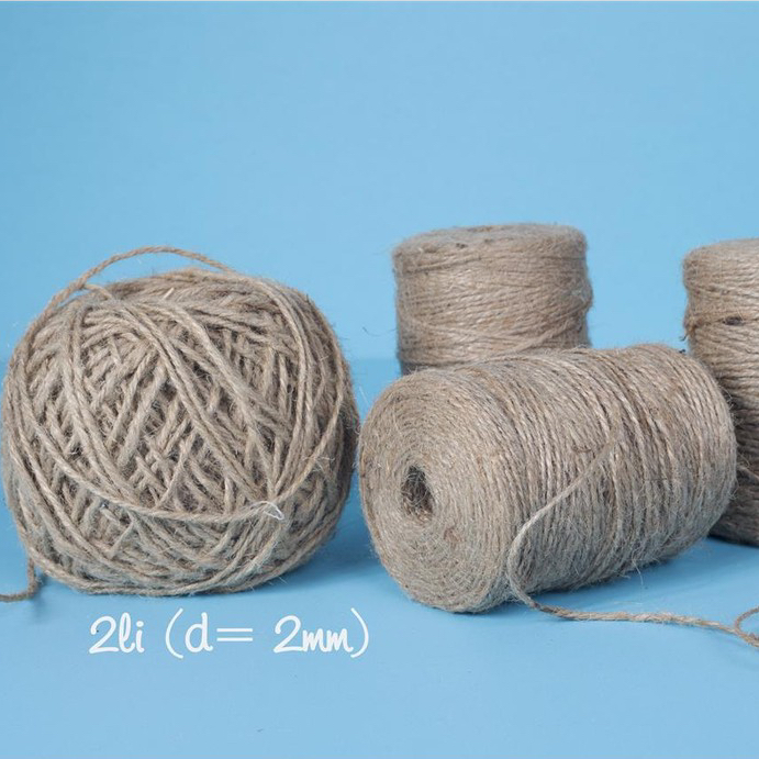Dây thừng sợi gai 2 ly (cuộn 100m)