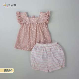 Đồ Bộ Cotton Xinh House Thêu Họa Tiết
