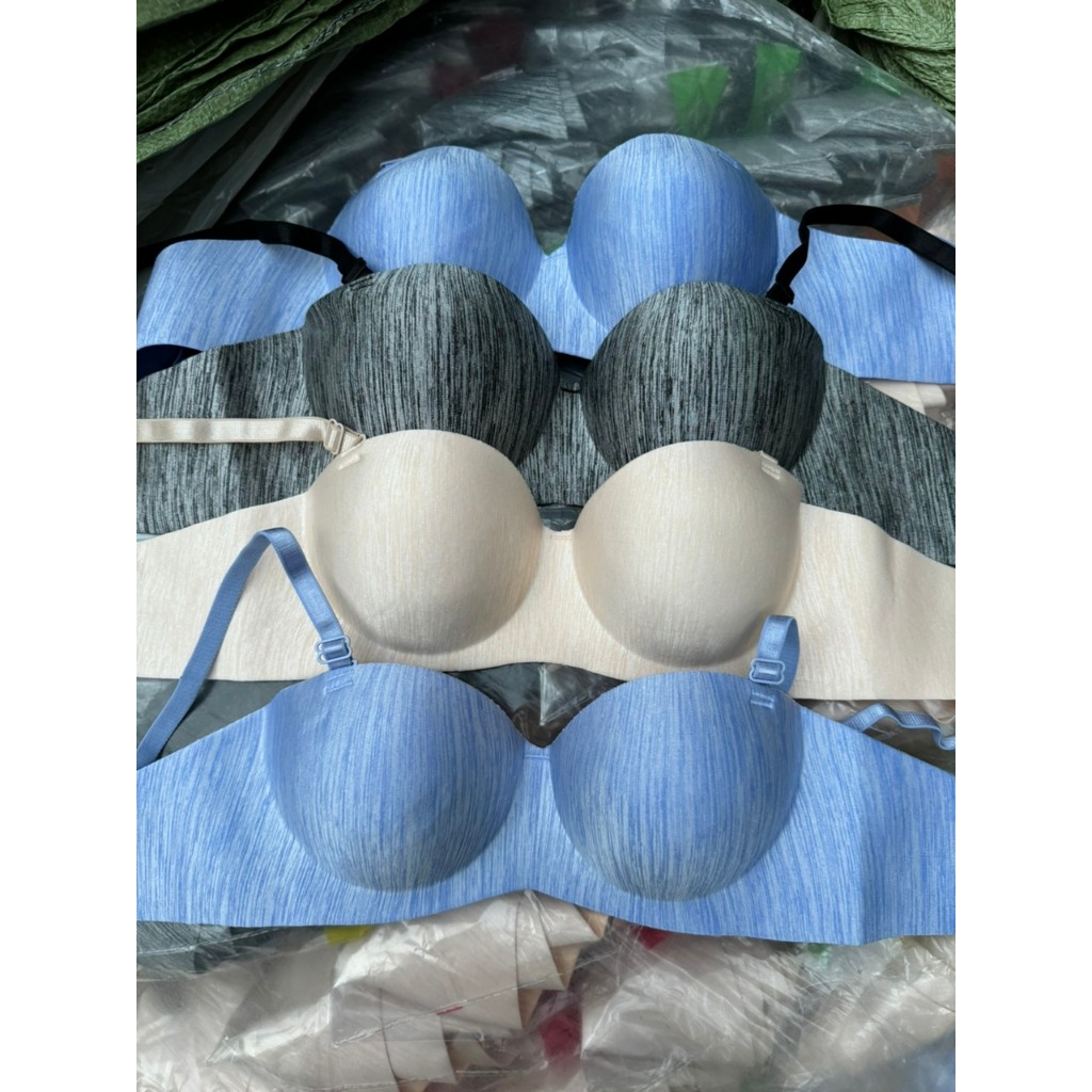 (From nhỏ tăng size) Combo 3 áo lót, áo ngực nữ cúp ngang không gọng dành cho V1 nhỏ lép ( CÚP MÀU)