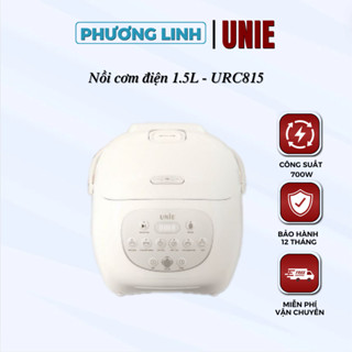 NỒI CƠM ĐIỆN UNIE URC815 - DUNG TÍCH 1,5L - Lòng gốm Ceramic - HÀNG CHÍNH HÃNG BẢO HÀNH 12 THÁNG