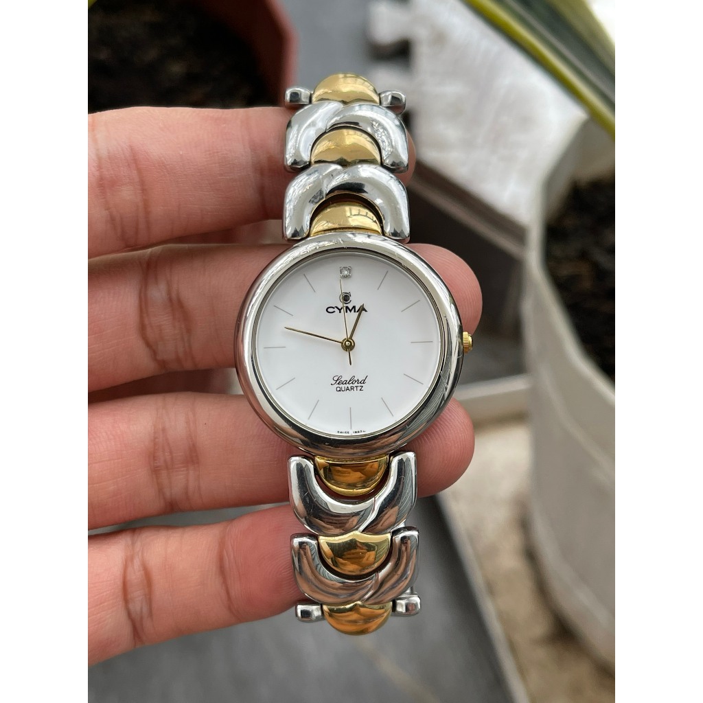 Đồng hồ nữ Cyma hàng Thụy Sĩ chạy pin