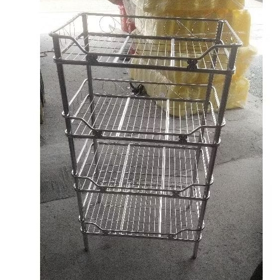 KỆ CHÉN INOX SUS 201 CAO CẤP -- KỆ 40x60 -4 Tầng -- KỆ CHÉN ĐỨNG INOX
