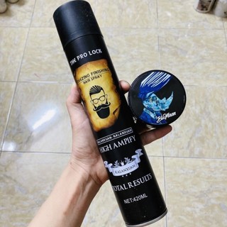 Combo Gôm Sáp Vuốt Tóc Giữ Nếp Cứng