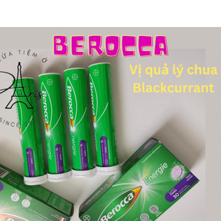 BEROCCA DẠNG VIÊN SỦI BẢO VỆ SỨC KHOẺ - HỘP 15 VIÊN - VỊ BLACKCURRANT (bill Pháp)