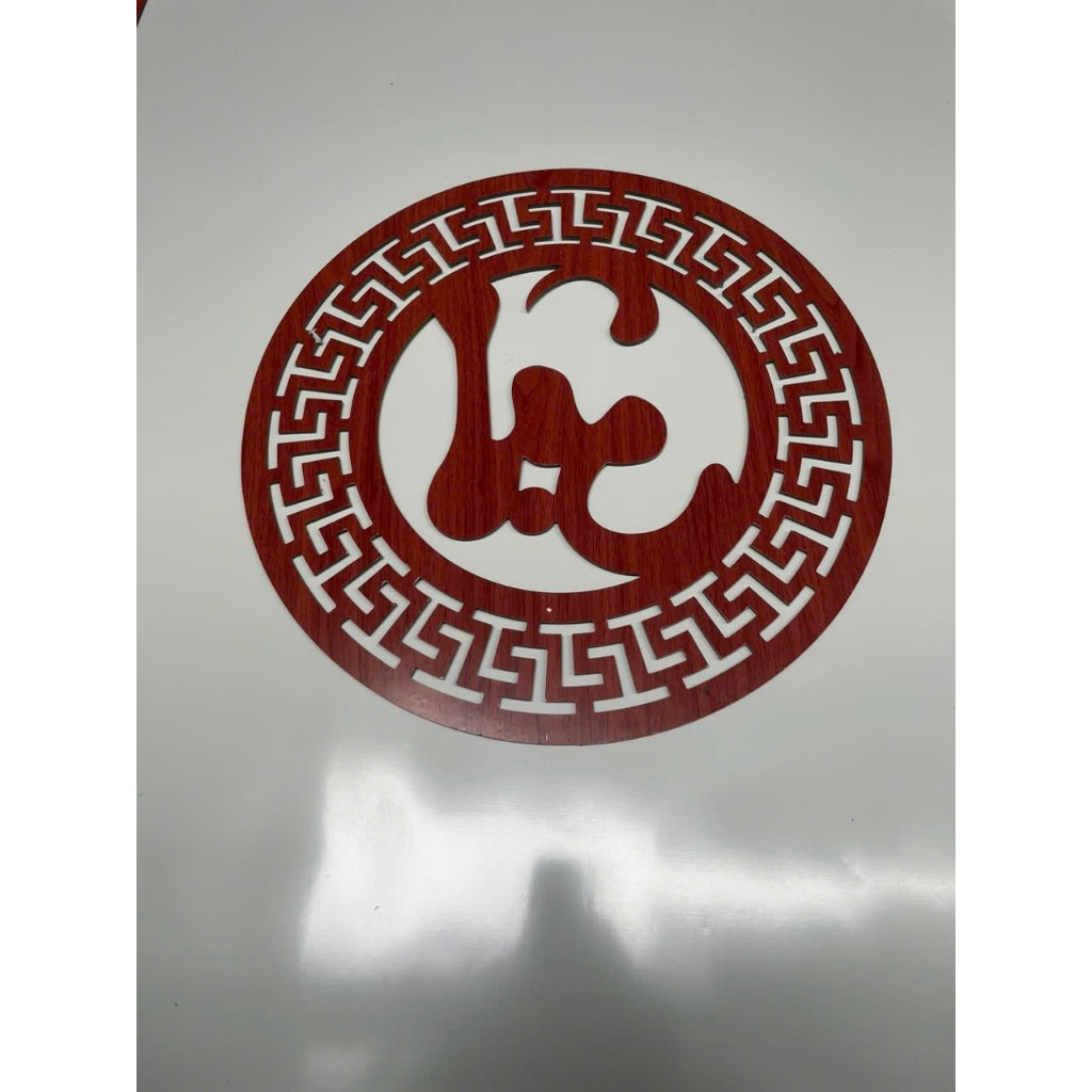chữ tròn trang trí bàn thờ