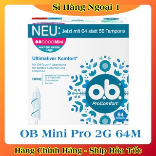 [Tách lẻ] Băng vệ sinh Tampon Ob - Đức