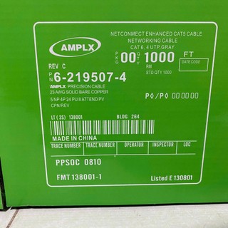 Dây Cáp Mạng Cat 6E-0602 AMPLX 305M