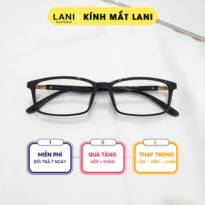 Gọng kính cận nam nữ nhựa dẻo dáng basic cho mặt nhỏ LANI 212
