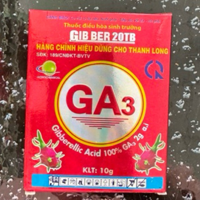 GA3 ĐỎ 20% VIÊN 10GR