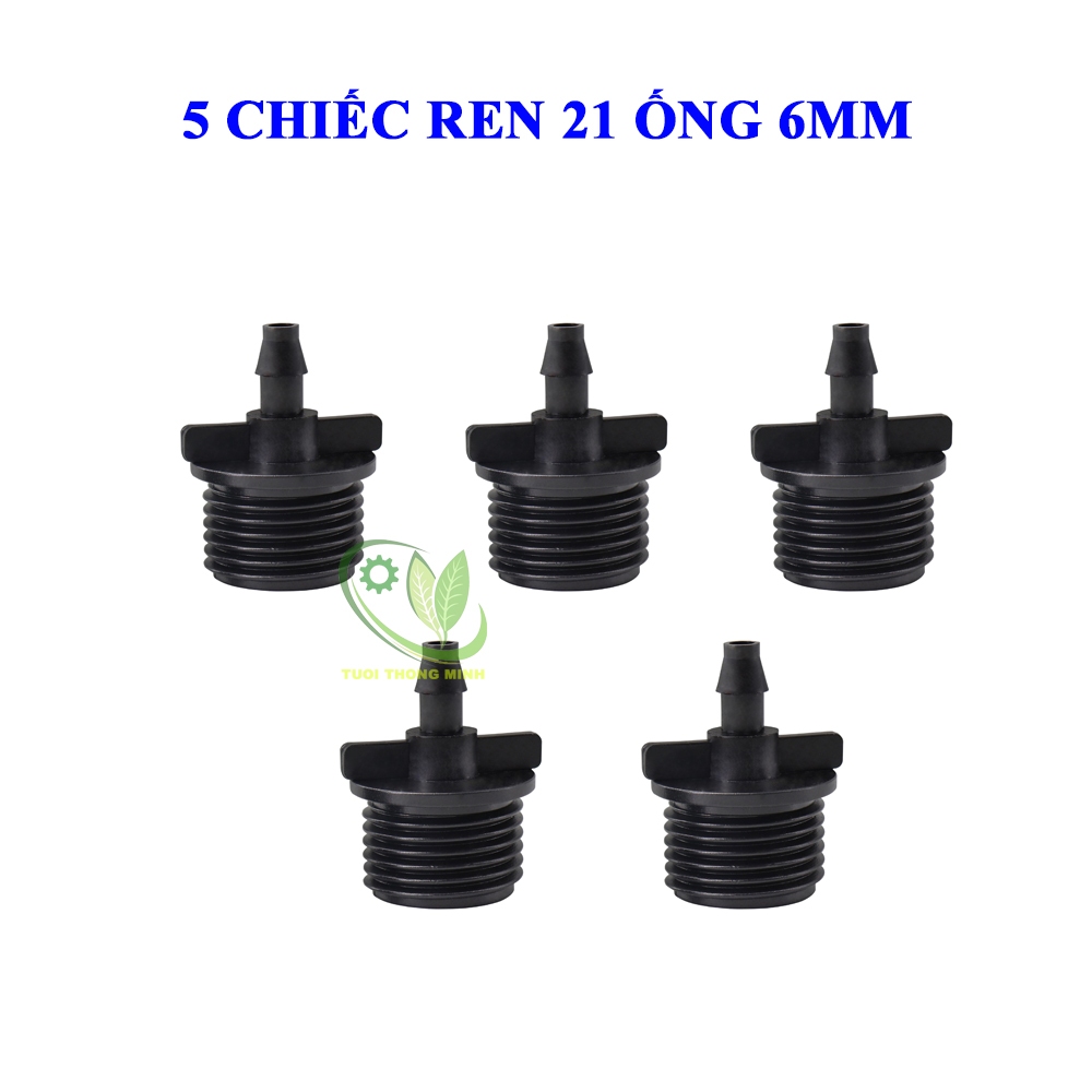 5 Chiếc chân ren 21 nối ống 4/7 (6mm) tiện lợi