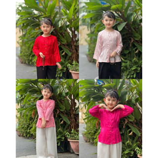  Bà ba bé gái nhiều màu tuè5kg đến 40kg áo gấm quần lụa 