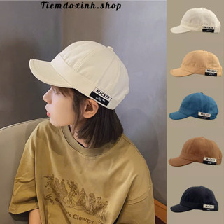 Mũ lưỡi trai MICKEP vành ngắn, nón kết dáng bóng chày phong cách thời trang dành cho nam nữ - MU217