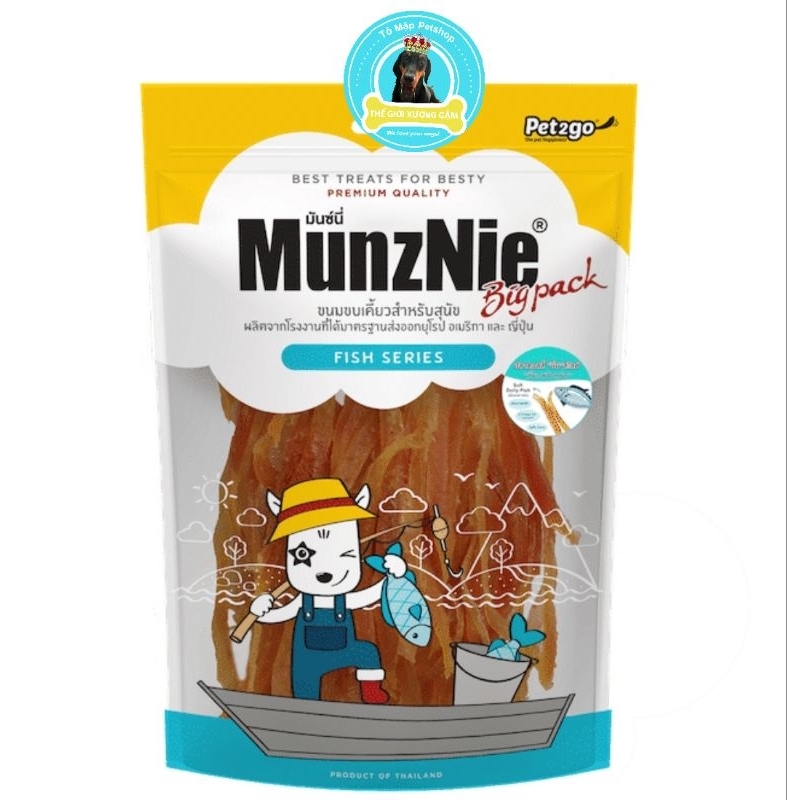 MUNZNIE Cá Dolly Sấy Sợi Dẻo