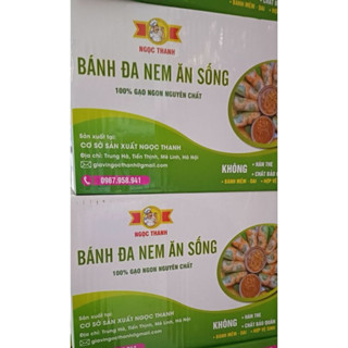 ( sỉ thùng 50 gói) Bánh đa nem ăn sống Ngọc Thanh