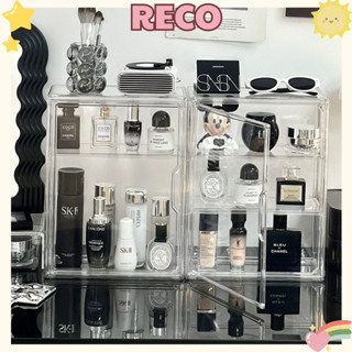 Tủ Trong Suốt Arcrylic Bảo Quản Trưng Bày Nước Hoa Mỹ Phẩm Để Bàn Makeup Trang Điểm RECO