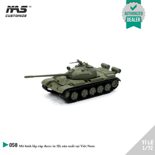 [NAS 1:72] Mô hình xe tăng T54/55 1/72, Mô hình quân sự xe tank Nga T55 1/72