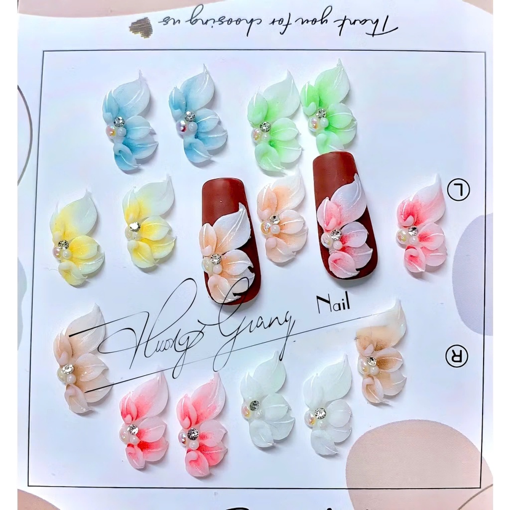 Hoa bột - hoa nail - hoa đinh móng tay