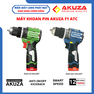  Máy khoan pin Akuza F1 ATC lực siết 80N.m vòng tua lên đến 2000v p mẫu mới nhất 