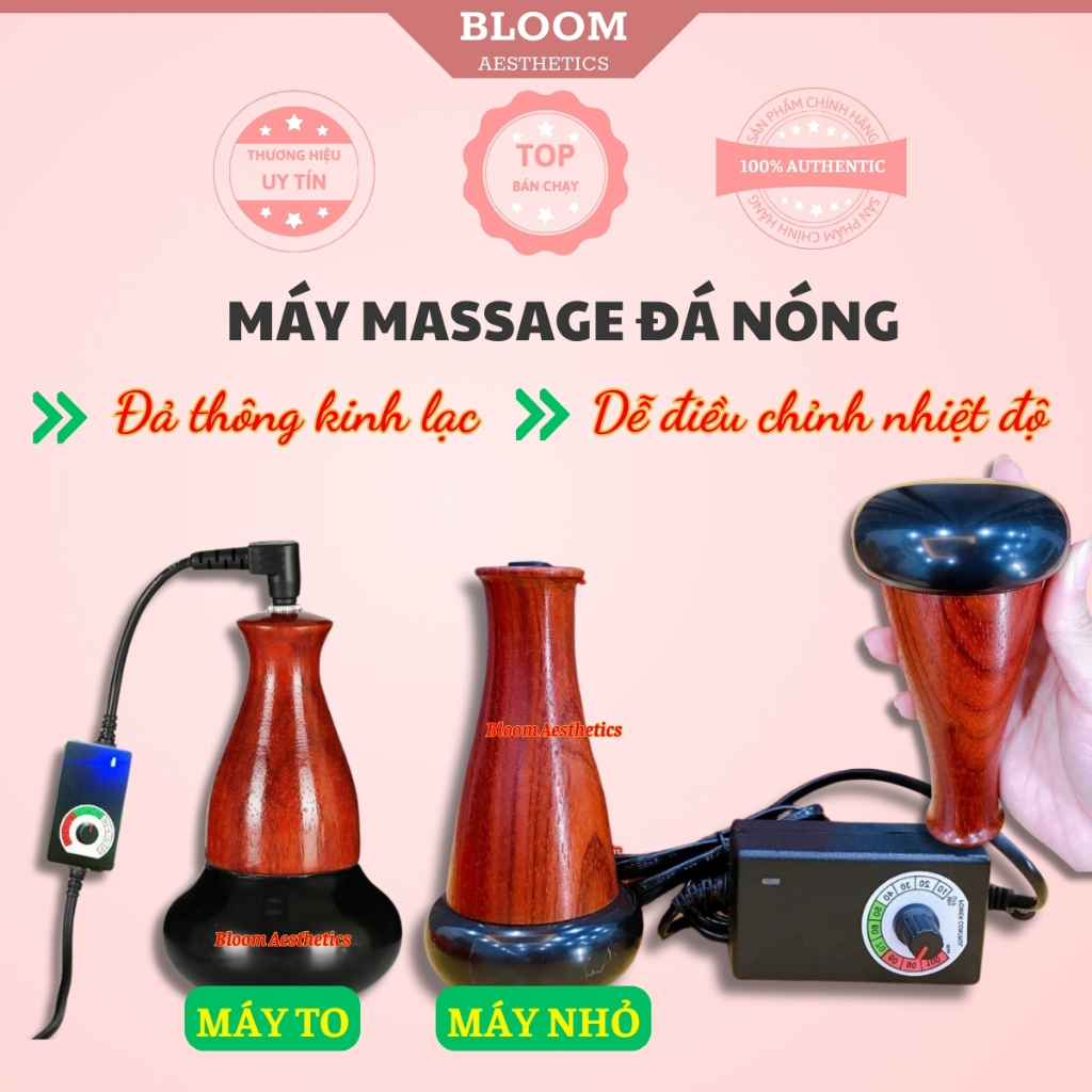 Máy massage đá nóng điện | Cốc nhiệt đá massage body đả thông kinh lạc | Máy đá nóng massage body