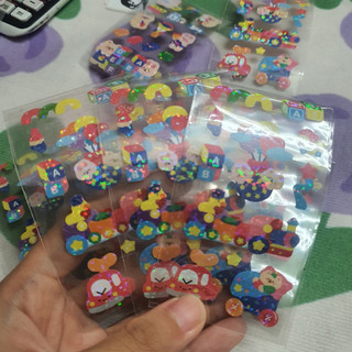 Sticker cute lấp lánh nhiều hình dáng dể thương thỏ gấu dâu cinna ngẫu nhiên