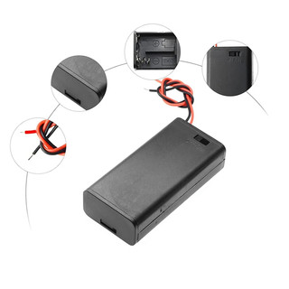 Đế pin 9V có Nắp và công tắc ON/OFF