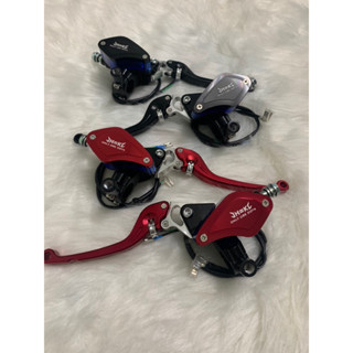 [ giá 1 cặp] Tay phanh tay thắng bình dầu liền CNC gắn mọi dòng xe có tăng chỉnh