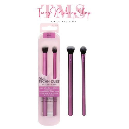 Hàng Sẵn - Bộ 2 Cọ Đánh Mắt Real Techniques Eye Shade + Blend