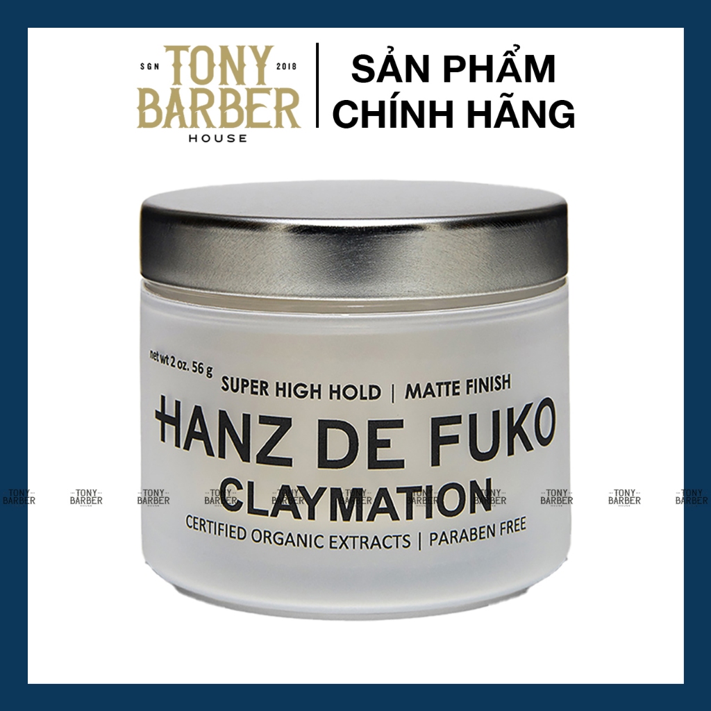 Sáp vuốt tóc Hanz De Fuko Claymation 59ml