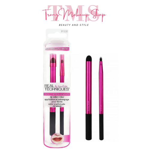 Set 2 Cọ Môi Realtechniques/RT Lip Color + Blur