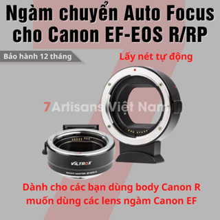 Ngàm chuyển AF Auto Focus Viltrox EF-EOS R và 7Artisans EF-EOS R cho ống kính Canon EF/EF-S và EOS R/RP