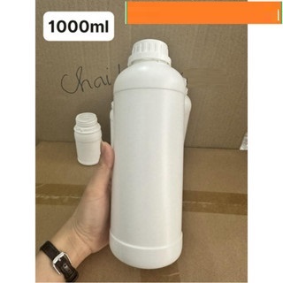chai 1l HDPE COMBO 10 chai, chai đựng nước giặt. chai đựng hóa chất, bảo vệ thực vật, chai nhựa 1000
