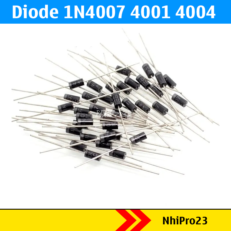 Gói 10 - Đi ốt - Diode - 1N4007 4007 1N4001 1N4004 1A 1000V DIP