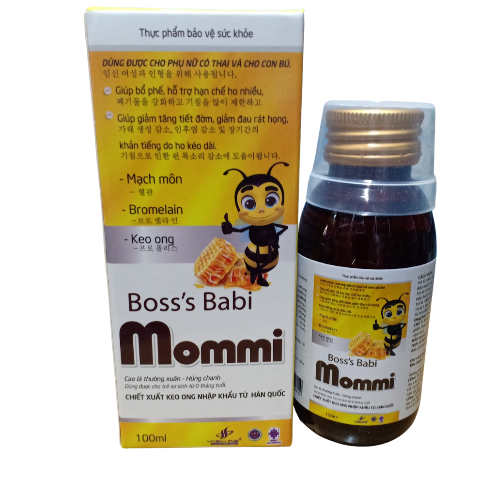 Siro Boss's Babi Mommi chai 100ml