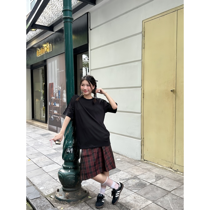 Áo Thun Unisex Trơn Form Oversize - Kraken Drk cotton 2c 250GSM