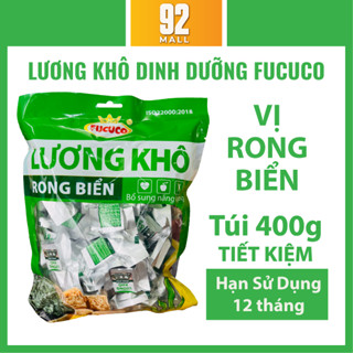 Lương Khô Rong Biển Mini Túi 400g Dinh Dưỡng Thơm Ngon Ăn Vặt Thay Bữa