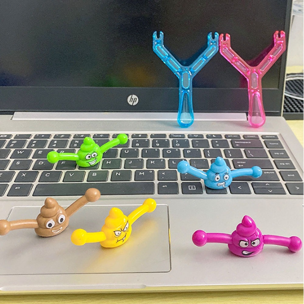 Đồ Chơi Ná Bắn Cục Phân Poo Cao Su Vui Nhộn, Nỏ Bắn Phân Đồ Chơi Hài Hước Vui Vẻ