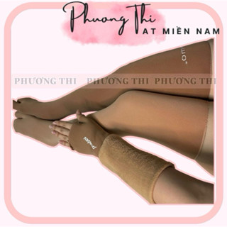 [ Set 4 Đôi ] Combo 2 Đôi Tất Vớ Dài Qua Gối Và 2 Đôi Ống Tay Lót Lông Nhung Dài Tới Nách Dày Đẹp Đi Nắng, Ủ Kem