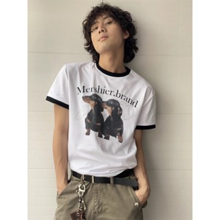 BABYTEE BASIC - Áo thun form baby in hình DOG MERSHIER YC 1996