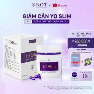 Giảm Cân Yo Slim Chính Hãng B.O.T THIÊN KIM Yo slim Giúp Giảm Cân An Toàn Hiệu Qủa giảm 2-3 Kg Sau 15 Ngày