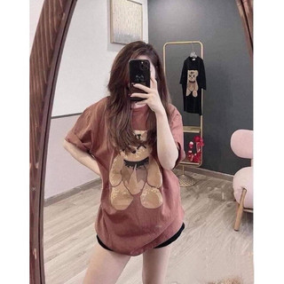 ⭐ TkuTrang 🔥 Áo bầu cotton gấu mềm mịn- mặc mát