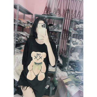 ⭐ TkuTrang 🔥 Áo bầu cotton gấu mềm mịn- mặc mát