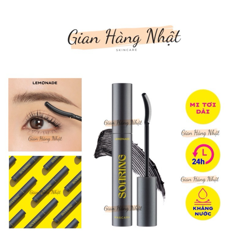 Chuốt Mi Tơi Dài Lâu Trôi Lemonade Soaring Mascara