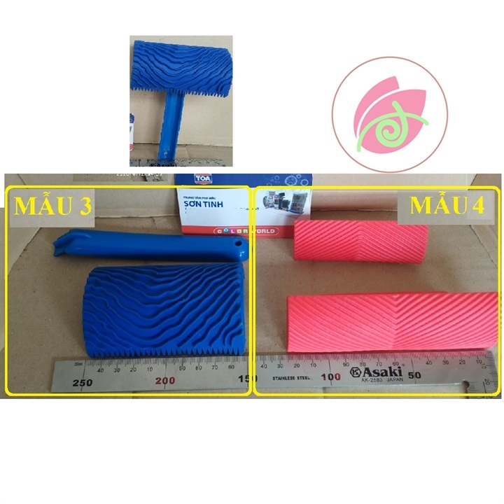 Dụng cụ tạo vân gỗ , giả gỗ (MẪU MỚI) ( bộ gồm 2 miếng )