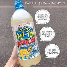 Dầu ăn hoa cải Ajinomoto (1000g) của Nhật