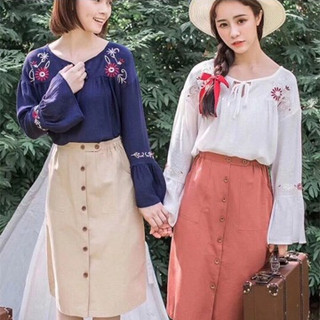 Chân váy khuy hàng Quảng Châu(#902)