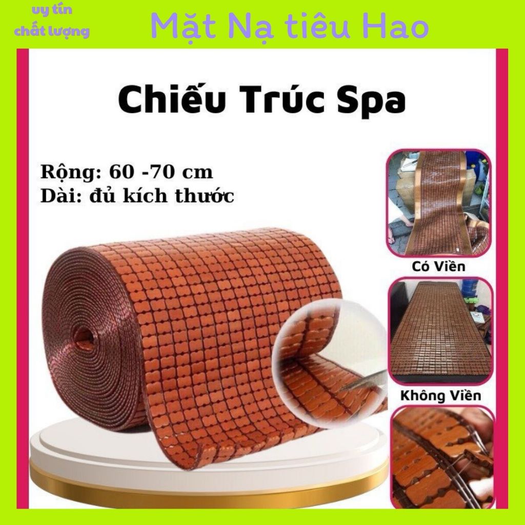  Chiếu trúc không viền spa giường đơn 60x1m8   Đủ Size   
