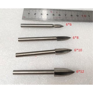 Đầu khắc gỗ trục 6mm - 3 khía ( mũi điêu khắc gỗ, tỉa bonsai)