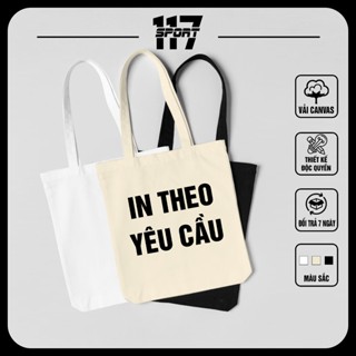 Túi Vải Tote Canvas Cực Cute In Theo Yêu Cầu