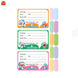 Set 12 Nhãn Vở Hot trend Capybara Cute Dán Môn Học Sinh , Đồ Dùng Học Tập - MIYABI STORE