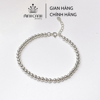 Lắc Bạc Chuỗi Bi Trơn Cho Bé - Minh Canh Jewelry